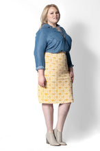 Geometric Print Skirt