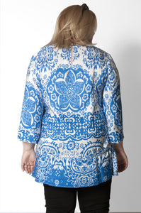 Printed Silk Tunic