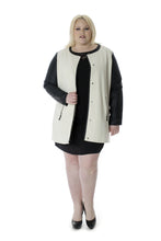 Jacket with Leather Accents