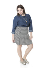 Striped Skater Skirt