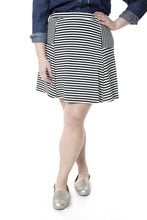 Striped Skater Skirt