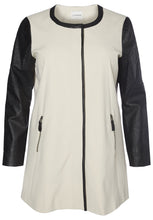 Jacket with Leather Accents