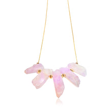 Purple quartz necklace