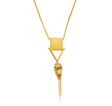 pyrite pendant necklace